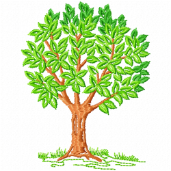 Flowers And Tree Embroidery Design 10 Flowers And Tree Embroidery Design 10